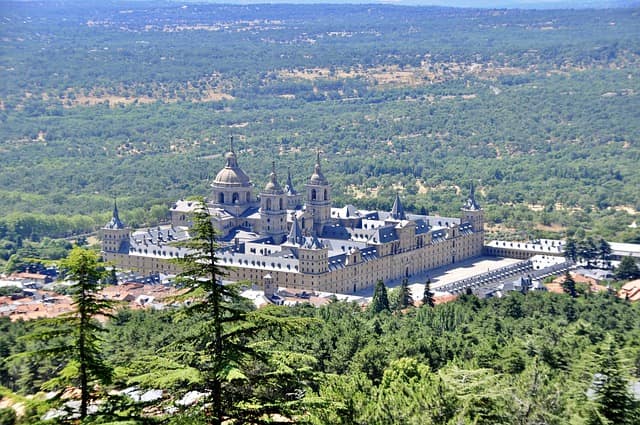 Monasterio del Escorial vista panorámica